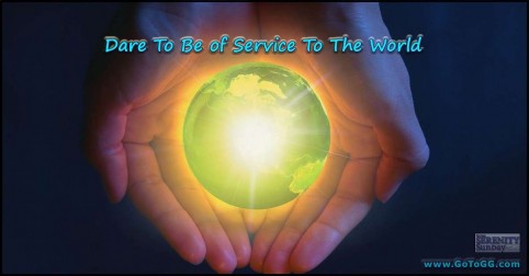 Read the Dare To Be of Service To The World article by Genevieve Gerard