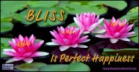 Bliss Is Perfect Happiness Serenity Sunday Article