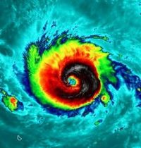 Eye of Hurricane Irma