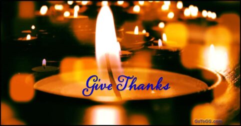 prayer candles for giving praise and thanksgiving