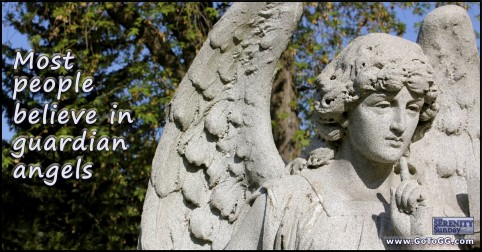 Read the article, "Most People Believe In Guardian Angels" by Genevieve Gerard