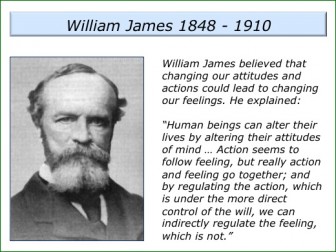 William James altering their attitudes of mind quote