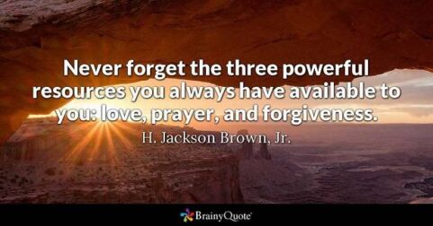 sunrise over the mountains with H Jackson Brown Jr three powerful resources quote meme